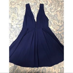 SALE BEFORE 12/8 Windsor blue plunging dress